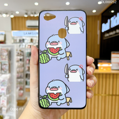 Ốp Oppo F7 dẻo in 3D baby shark