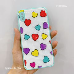 Ốp IP Xs Max hình cute vân gồ ghề tổ ong