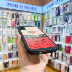 Ốp IP Xs Max sọc đứng Celine/gấu góc trái tim nổi