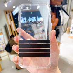 Ốp IP 6+ dẻo trong 4 gạch Thom Browne Đen