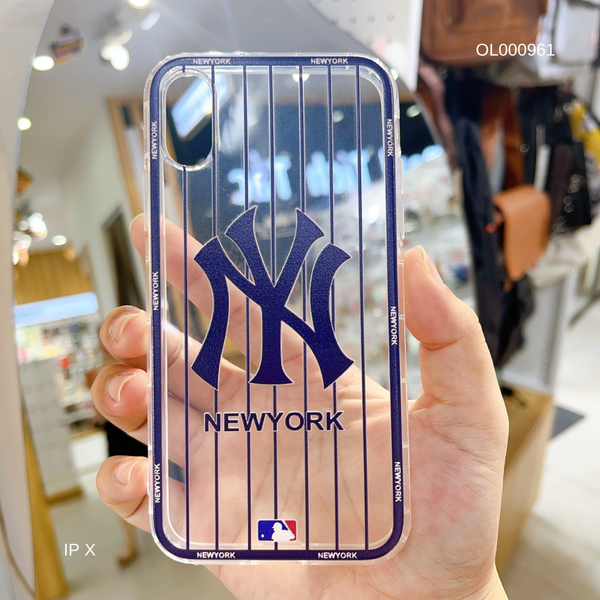 Ốp IP X dẻo trong logo New York xanh