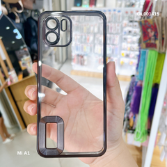 Ốp Xiaomi Redmi A1 dẻo trong viền xi khoét Logo