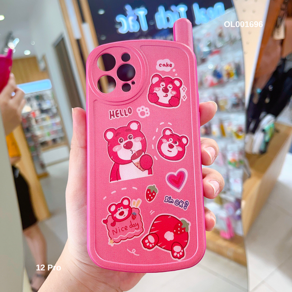 Ốp IP 12 Pro 6.1 dẻo cake hello Lotso thu sóng