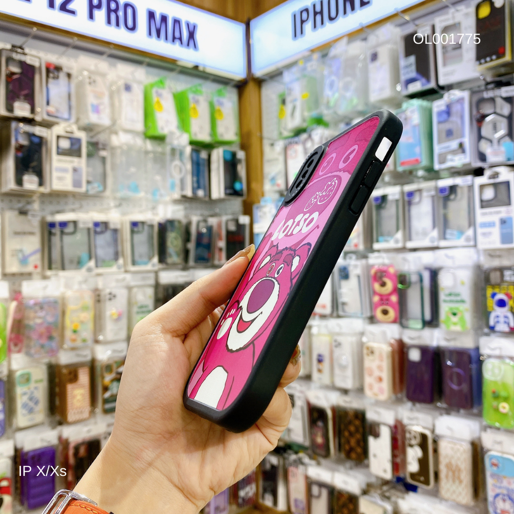 ỐP IP X dẻo Lotso nháy mắt viền camera nổi