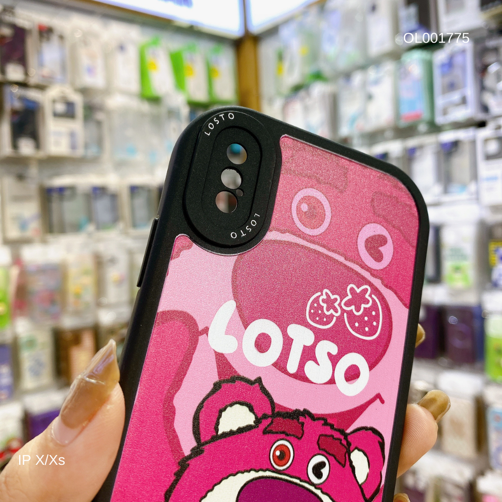 ỐP IP X dẻo Lotso nháy mắt viền camera nổi