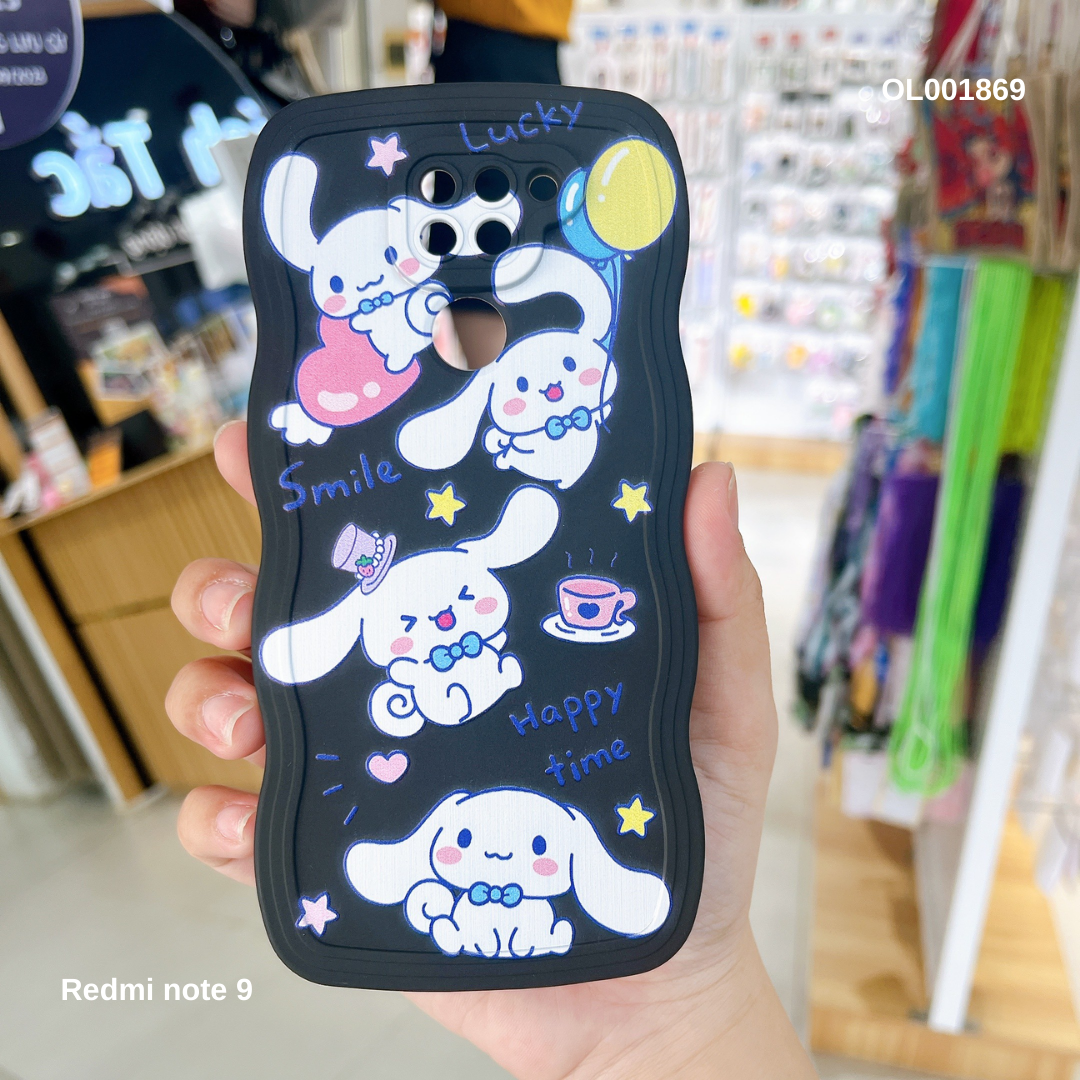 Ốp Xiaomi Redmi Note nhiều hình viền lượn sóng