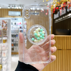 Ốp IP X dẻo trong kèm xúc xắc/ngôi sao