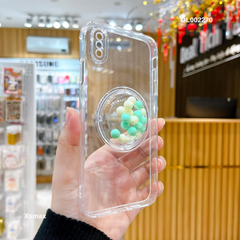 Ốp IP Xs Max dẻo trong kèm xúc xắc/ngôi sao