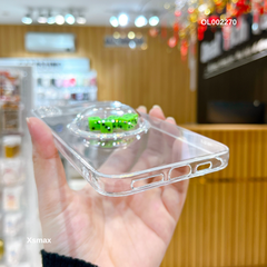 Ốp IP Xs Max dẻo trong kèm xúc xắc/ngôi sao