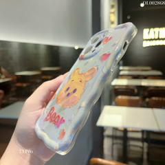 ** Ốp IP 13 Pro Lưng phản quang Gấu Bear