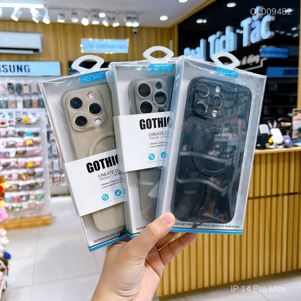 ** Ốp IP 13 Pro Max Henks Gothic Magsafe