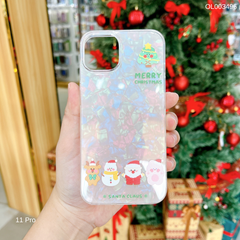 ** Ốp iPhone 11 Pro dẻo trong đệm xà cừ Noel