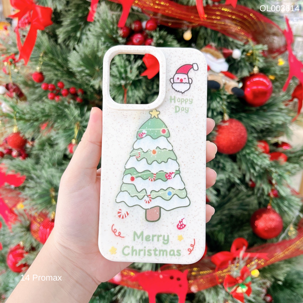 Ốp IP 15 6.1 dẻo lúa mì Merry Christmas