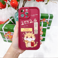 ** Ốp iPhone 11 Pro dẻo viền nổi Happy New Year