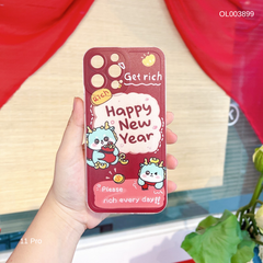 ** Ốp IP 11 Pro dẻo Rồng xanh Happy New Year