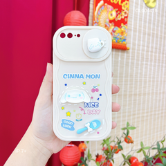 ** Ốp IP 7+ dẻo đính Cinna Mon trượt camera