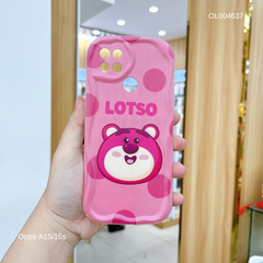 ** Ốp Oppo A15/A15s dẻo in Lotso viền sóng nổi