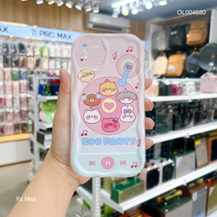 ** Ốp IP Xs Max dẻo in Music Zoo Party viền sóng nổi