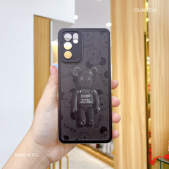 ** Ốp Oppo Reno 6 5G dẻo KAWS đen viền trong