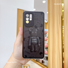 ** Ốp Oppo Reno 5Z/6Z dẻo KAWS đen viền trong