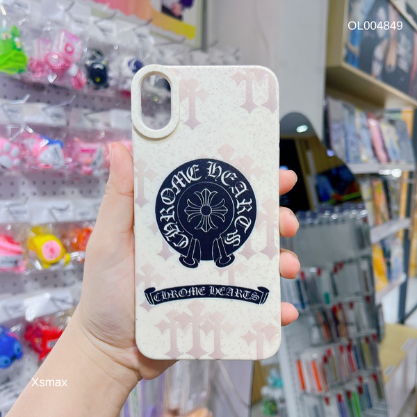 ** Ốp IP Xs Max dẻo lúa mì in Chrome Hearts