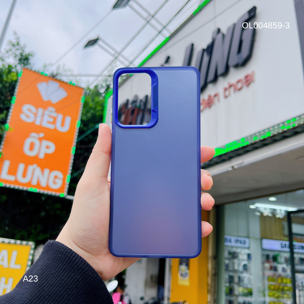Ốp SS A23 Lưng nhám bạc full màu