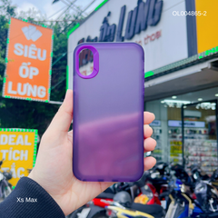 ** Ốp IP Xs Max lưng dẻo nhám viền trong