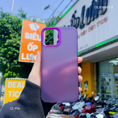 **Ốp IP 11 Pro lưng dẻo nhám viền trong