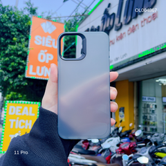 **Ốp IP 11 Pro lưng dẻo nhám viền trong