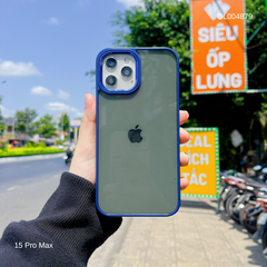Ốp IP 15 Pro Max Likgus trong cứng viền su