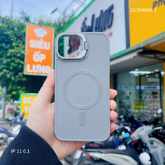 ** Ốp IP 11 6.1 Silicon Magsafe camera giá đỡ