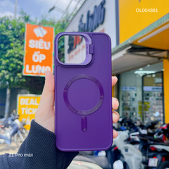** Ốp IP 11 Pro Max Silicon Magsafe camera giá đỡ