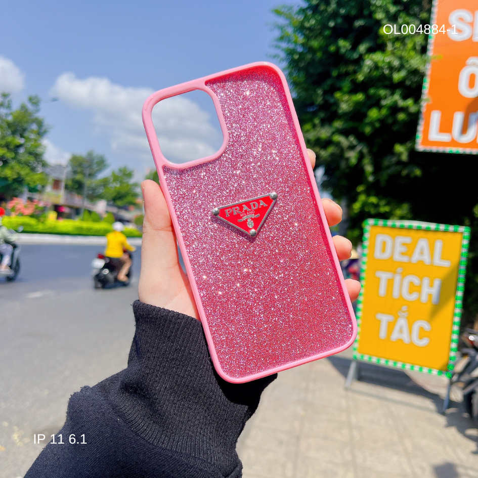 ** Ốp IP 11 6.1 lưng trong kèm nhũ Prada