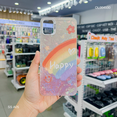 Ốp SS A05 vân đá thạch anh in Happy cầu vồng