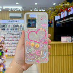 Ốp SS A55 vân đá thạch anh in Happy Lovely