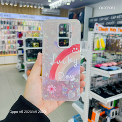 Ốp Oppo A5 2020/A9 2020 vân đá thạch anh in Lucky day