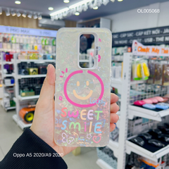 Ốp Oppo A5 2020/A9 2020 vân đá thạch anh in Sweet smile