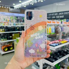 Ốp SS A12 vân đá thạch anh in Happy nice day