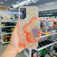 Ốp SS A34 vân đá thạch anh in Lucky hoa