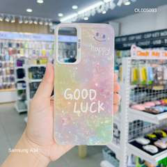 Ốp SS A34 vân đá thạch anh in Good luck