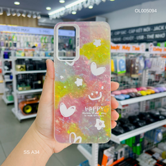 Ốp SS A34 vân đá thạch anh in Happy love