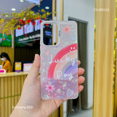 Ốp SS A53 vân đá thạch anh in Lucky day