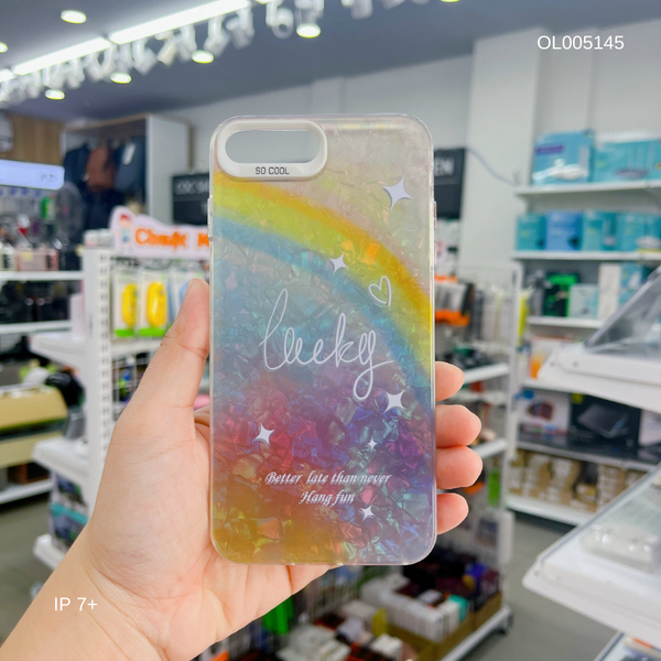 Ốp IP 7+/8+ vân đá thạch anh in Lucky Better