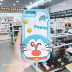 Ốp IP 6+/7+/8+ dẻo su Doraemon happy