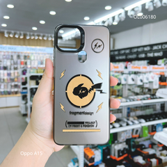 Ốp Oppo A15 nhám bạc in hình Pikachu