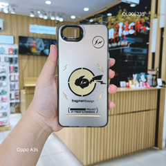 Ốp Oppo A3s nhám bạc in hình Pikachu