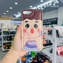 ** Ốp IP 7+ dẻo lưng phồng in Baby tóc Đen