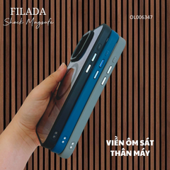 ** Ốp IP 15 Pro Max Filada Shock Magsafe trong viền màu