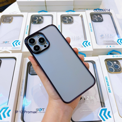 Ốp IP 12 Pro Max DEVIA Trong viền màu