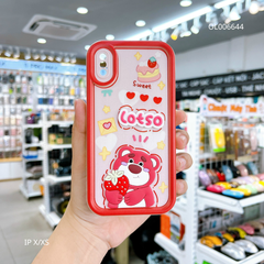 Ốp IP X dẻo đính Lotso viền nổi